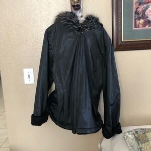 Vintage London Harbor Jacket Hooded Size Large